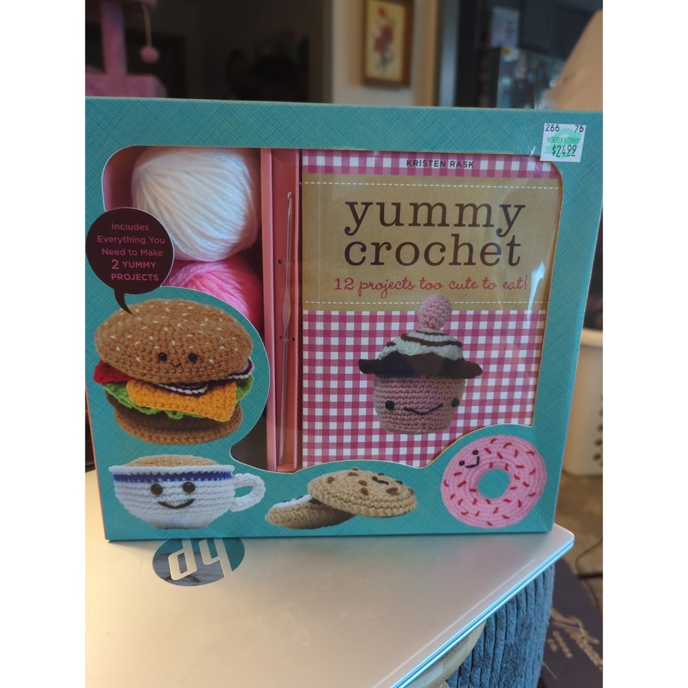 New Sealed - Kristen Rask Yummy Crochet 12 Projects Too Cute To Eat